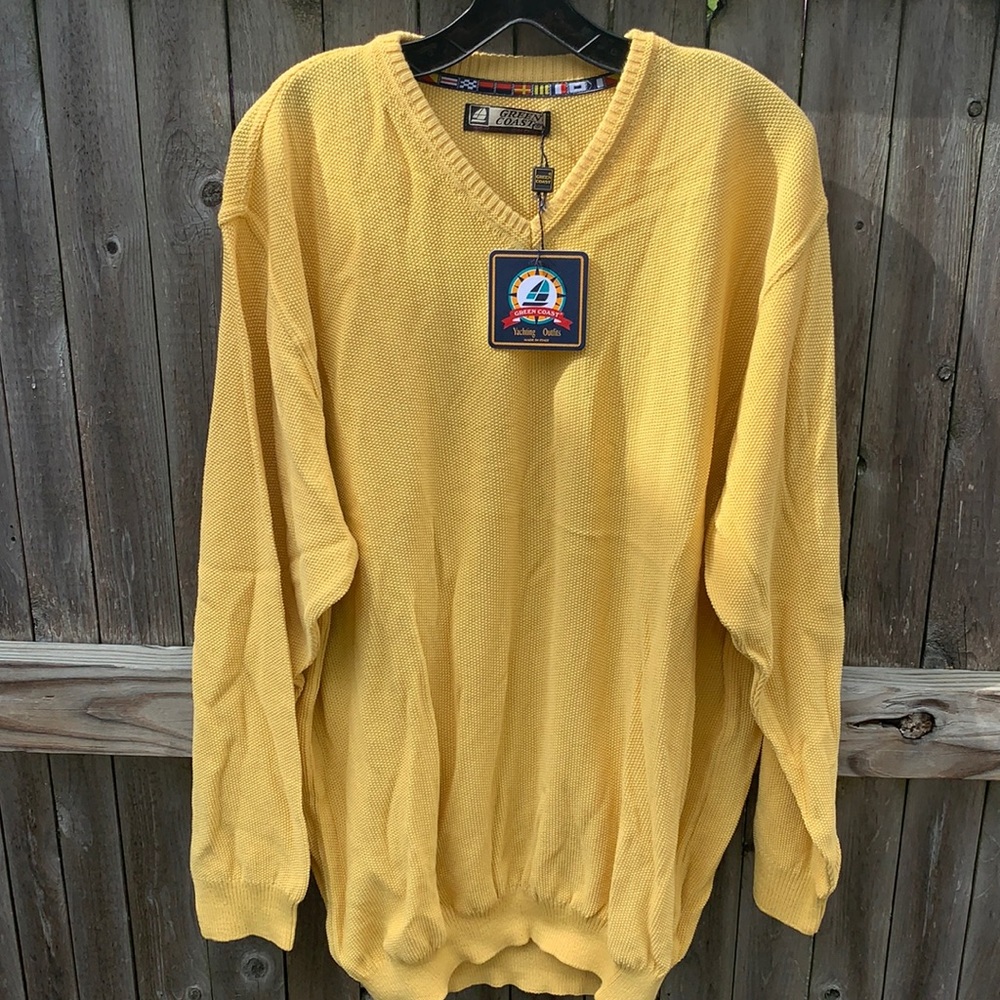 Green Coast XL yachting sweater. NWT!!